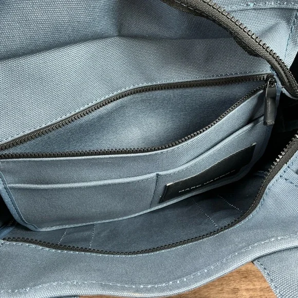 Marc Jacobs Medium Blue Shadow The Tote Canvas‎ Bag - Picture 15 of 16